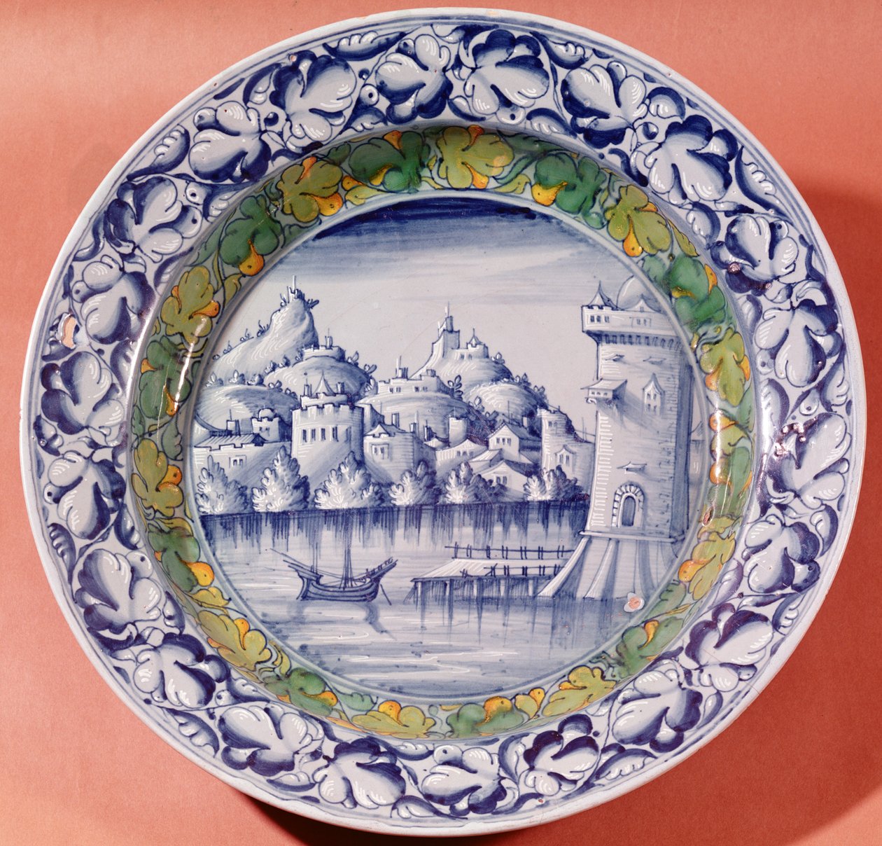 Placa de majólica, veneziana, c.1540 de Lodovico da Venezia