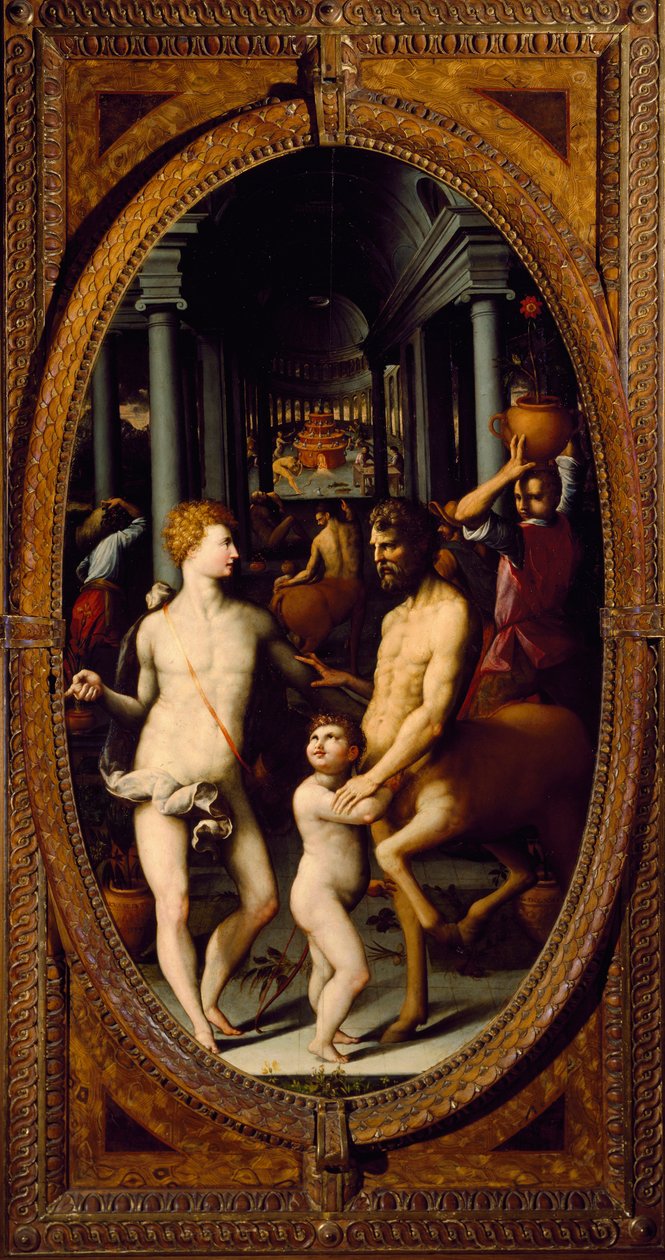 Apollo and the Centaur Chiron (Pintura de Lodovico Buti