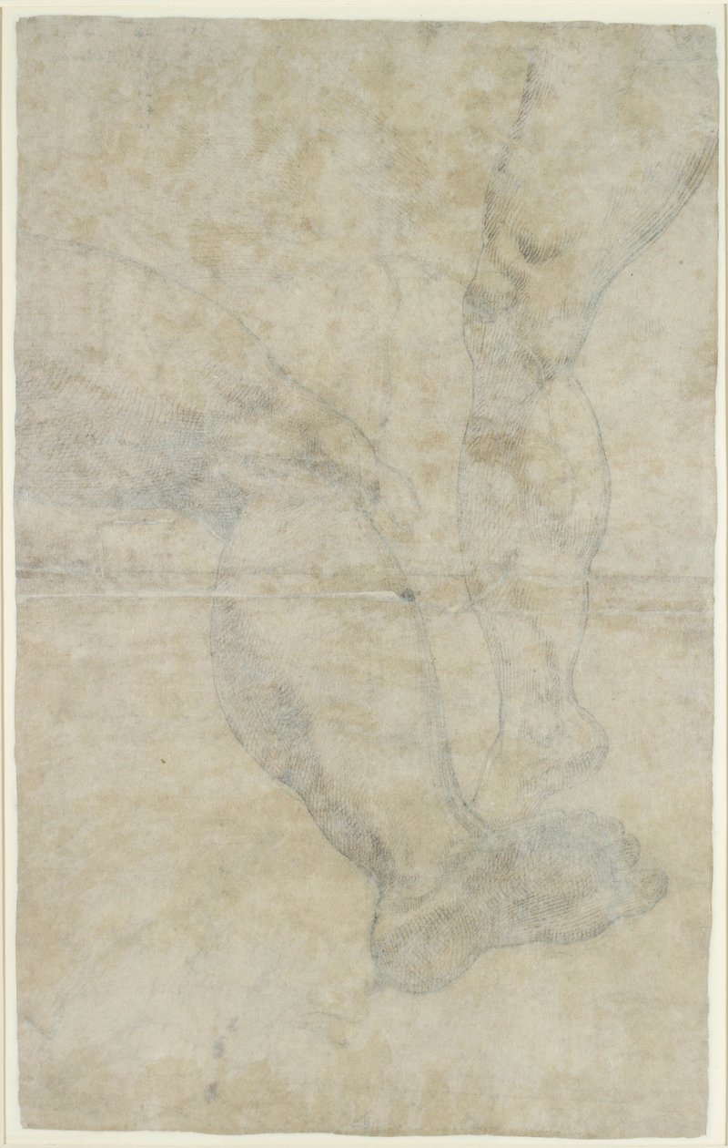 Estudos de dois pares de pernas, c1575-1615 de Lodovico Carracci