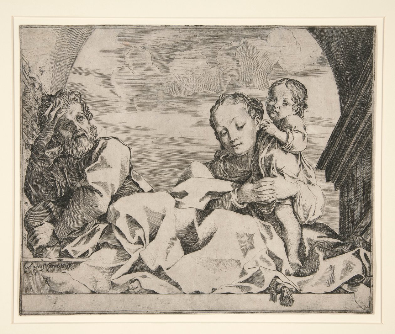 A Sagrada Família de Lodovico Carracci