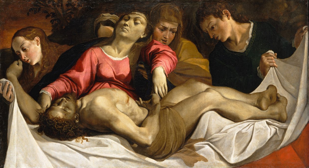 The Lamentation, ca. 1582. de Lodovico Carracci