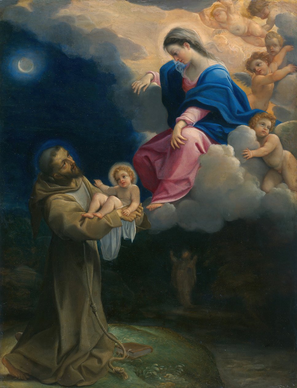 A Visão de São Francisco, c. 1602. de Lodovico Carracci