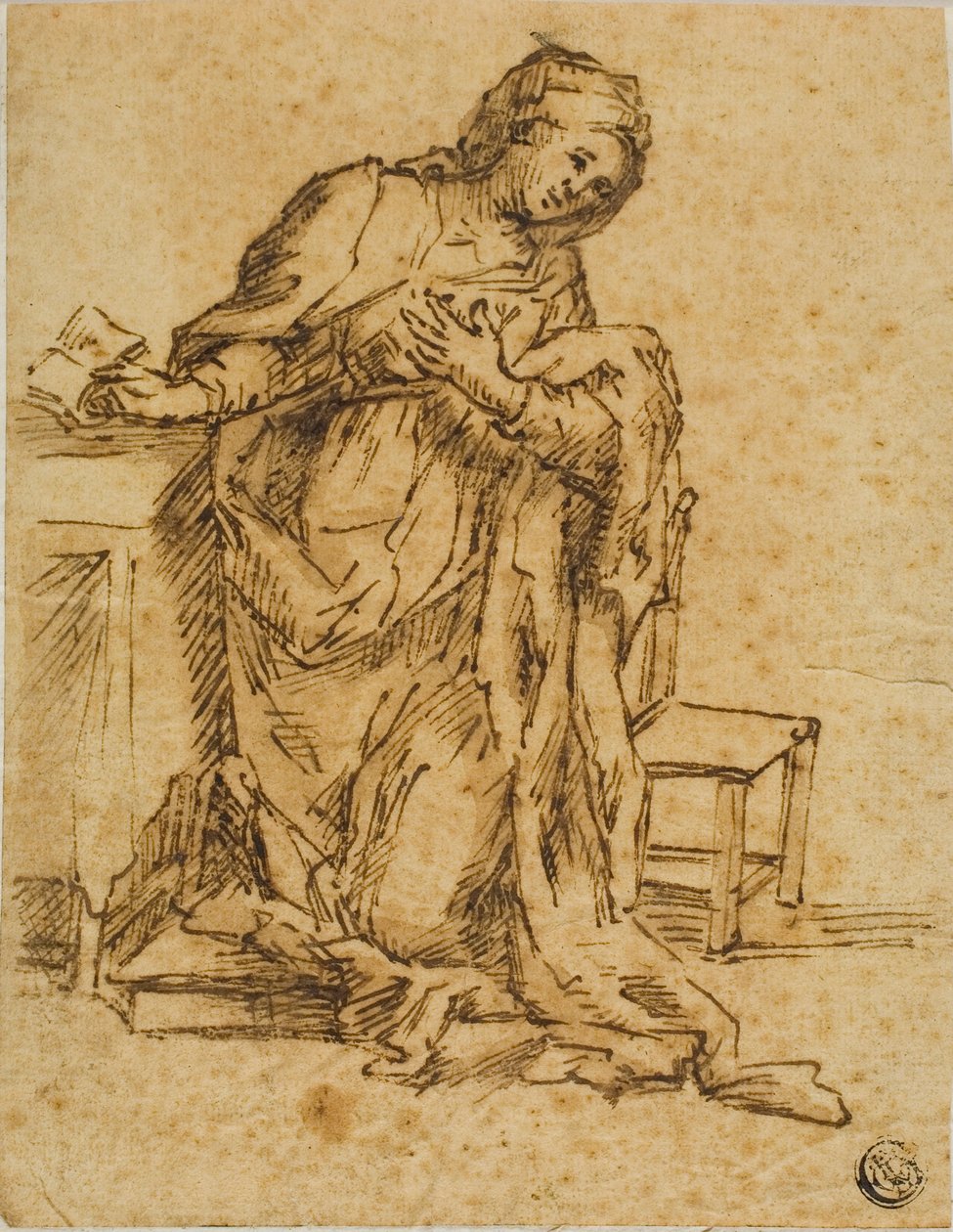 Virgem anunciada de Lodovico Carracci