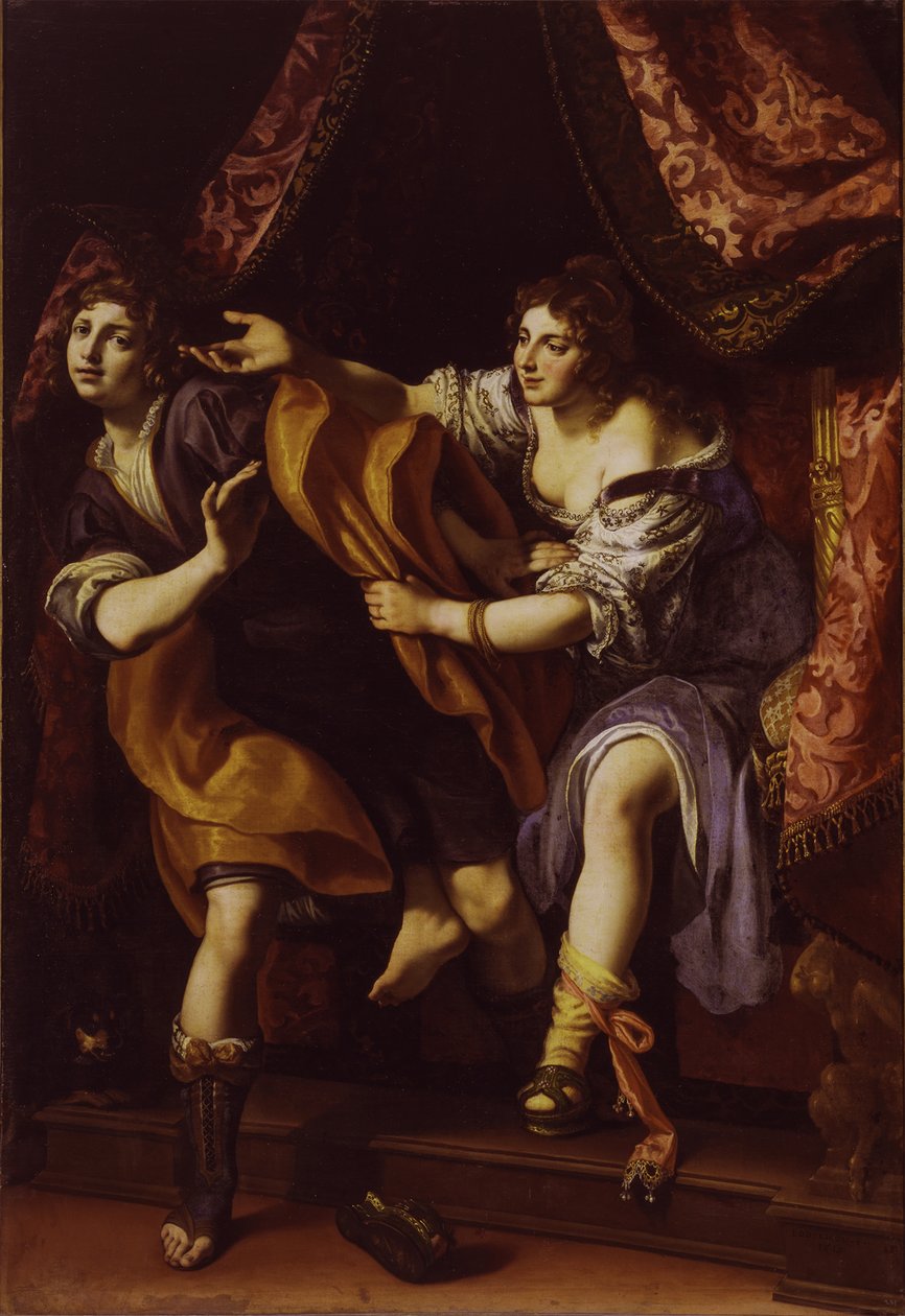 Esposa de Joseph e Potifar, 1610. de Lodovico Cigoli