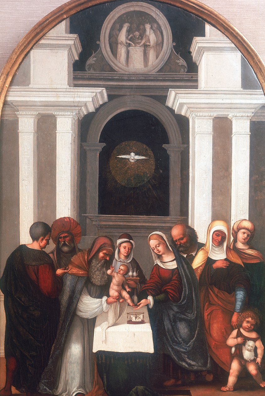 "A Circuncisão", início do século XVI.    de Lodovico Mazzolini