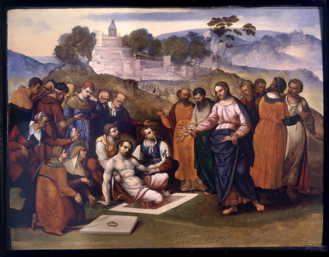 Ressurreição de Lázaro de Lodovico Mazzolino