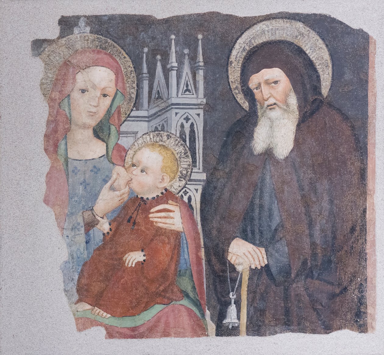 Nossa Senhora com o Menino e Santo António abate de Lombard School