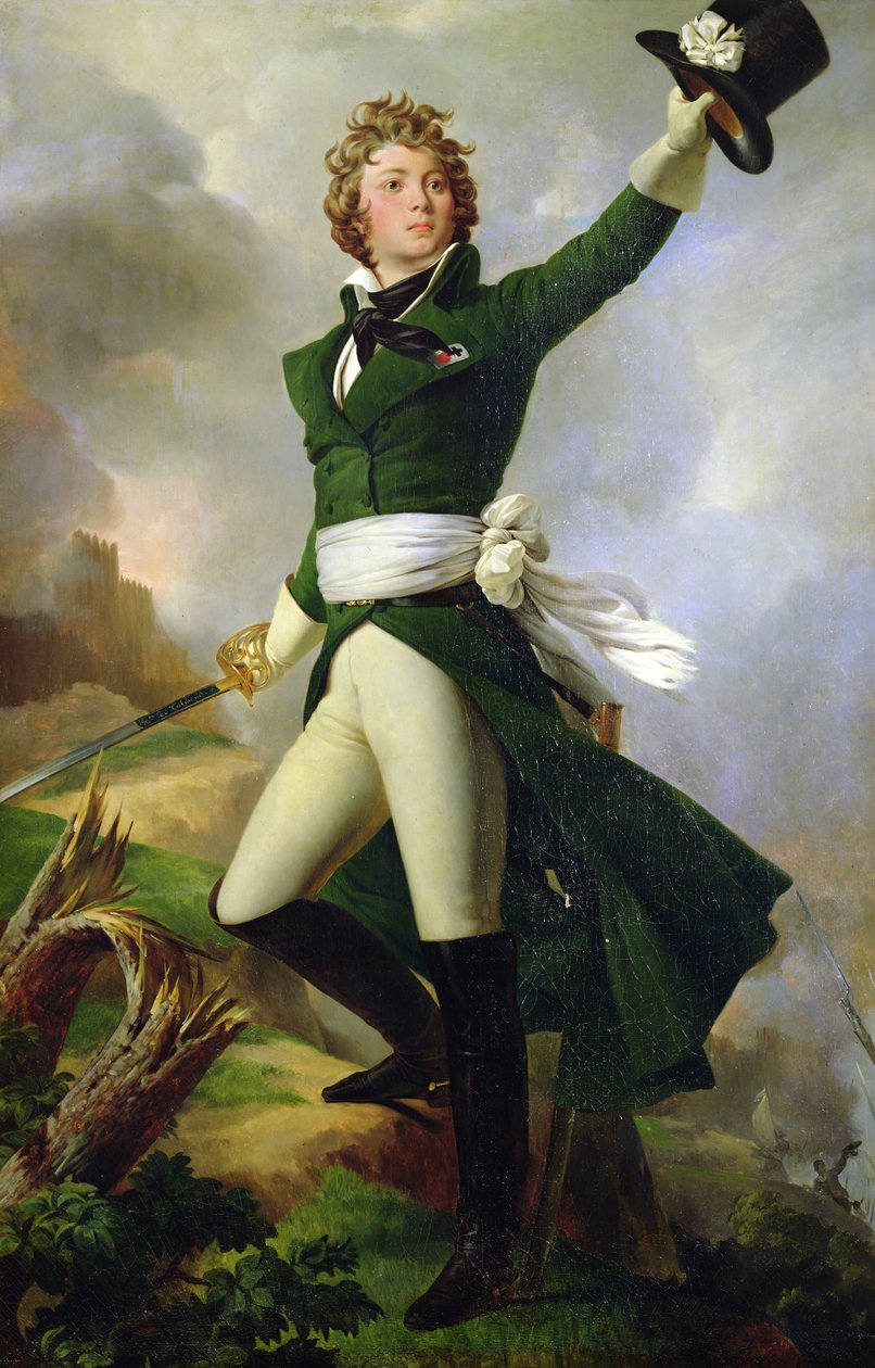 Antoine Philippe de la Tremoille, Príncipe de Talmont, 1826 de Léon Cogniet