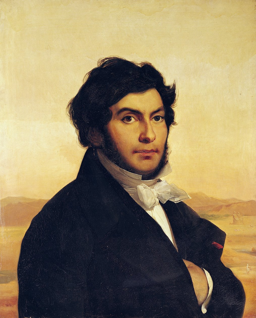 Retrato de Jean-François Champollion (1790-1832) 1831 de Léon Cogniet
