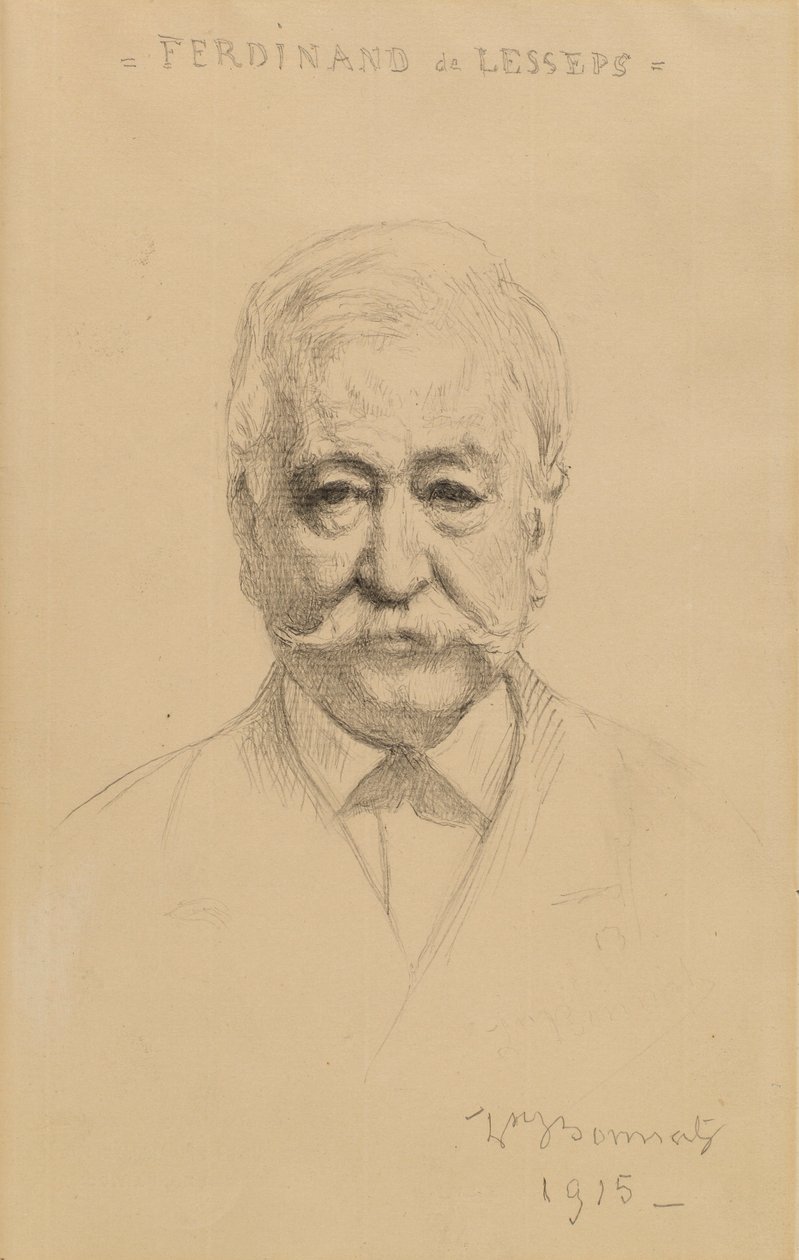 Ferdinand De Lesseps de Léon Bonnat