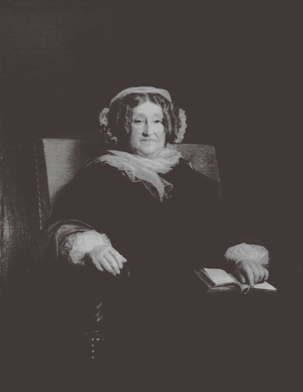 Retrato de Madame Clicquot, entre 1851 e 1860 de Léon Cogniet