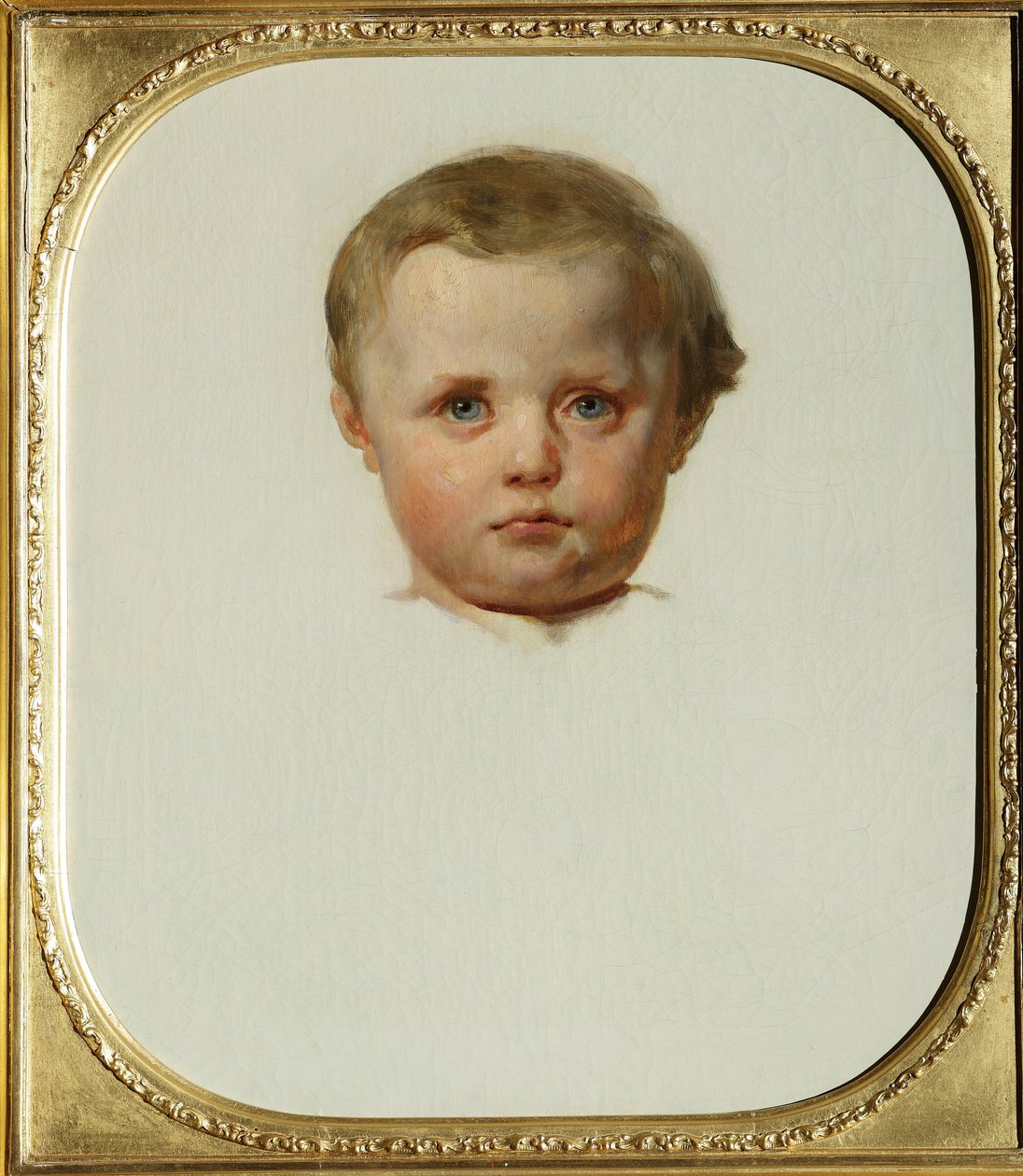Retrato de Philipp la Renotiere von Ferrary (ou Filippo ou Philippe Ferrari) (1850-1917), filho de Raffaele de Ferrari e Maria de Brignole-Sale (Brignole Sale), Duque e Duquesa de Galliera Pintura de Leon Cogniet (1794-1880) Por volta de 1853 Galleria Pala de Léon Cogniet