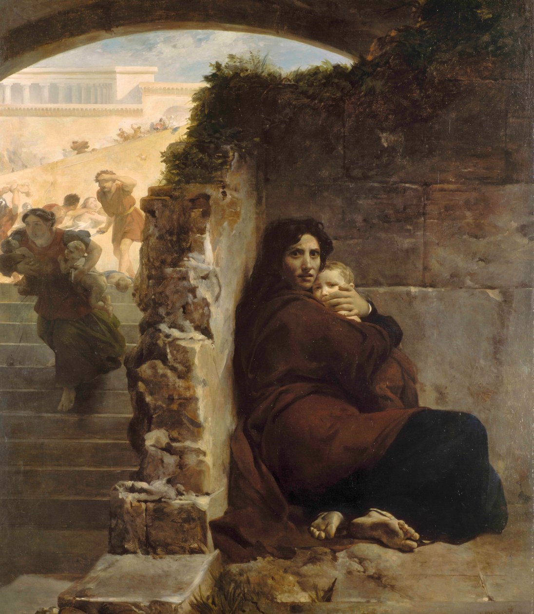 O Massacre dos Inocentes, 1824. de Léon Cogniet