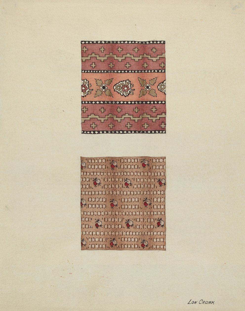 Algodão estampado de Lon Cronk