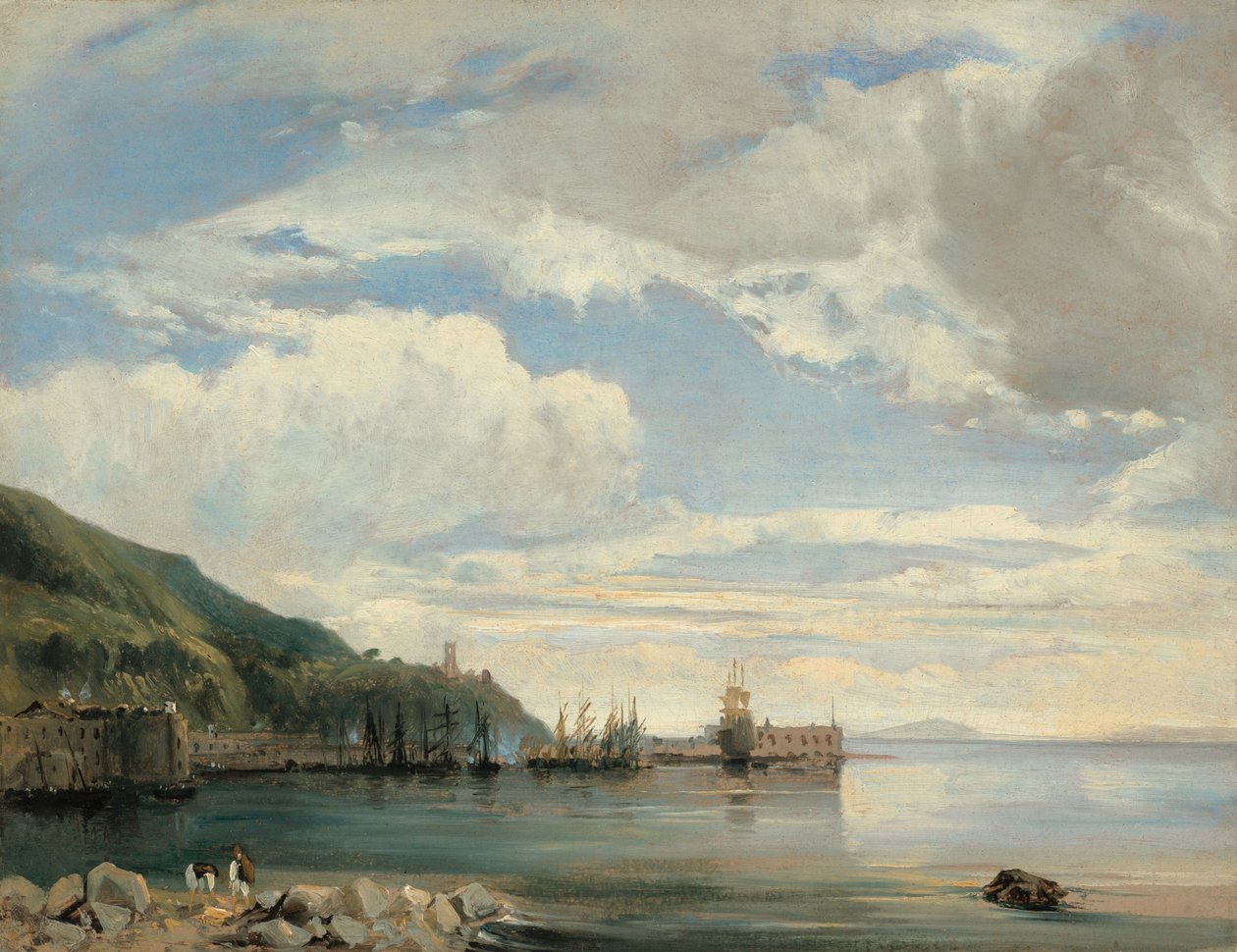 Na Baía de Nápoles de Léon François Antoine Fleury