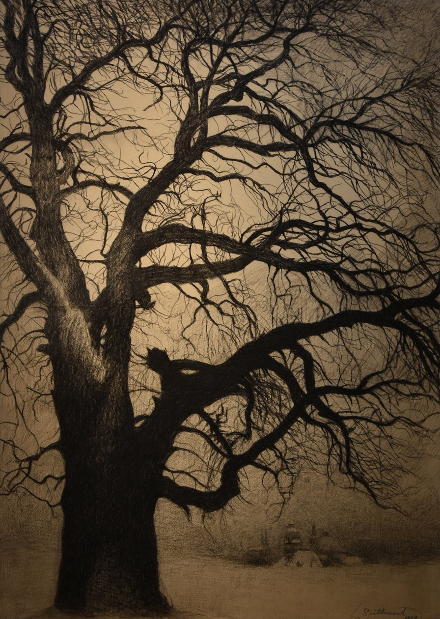 Léon Spilliaert (1881-1946) Árvore no inverno Brafa 2019 31-01-2019 de Leon Spilliaert