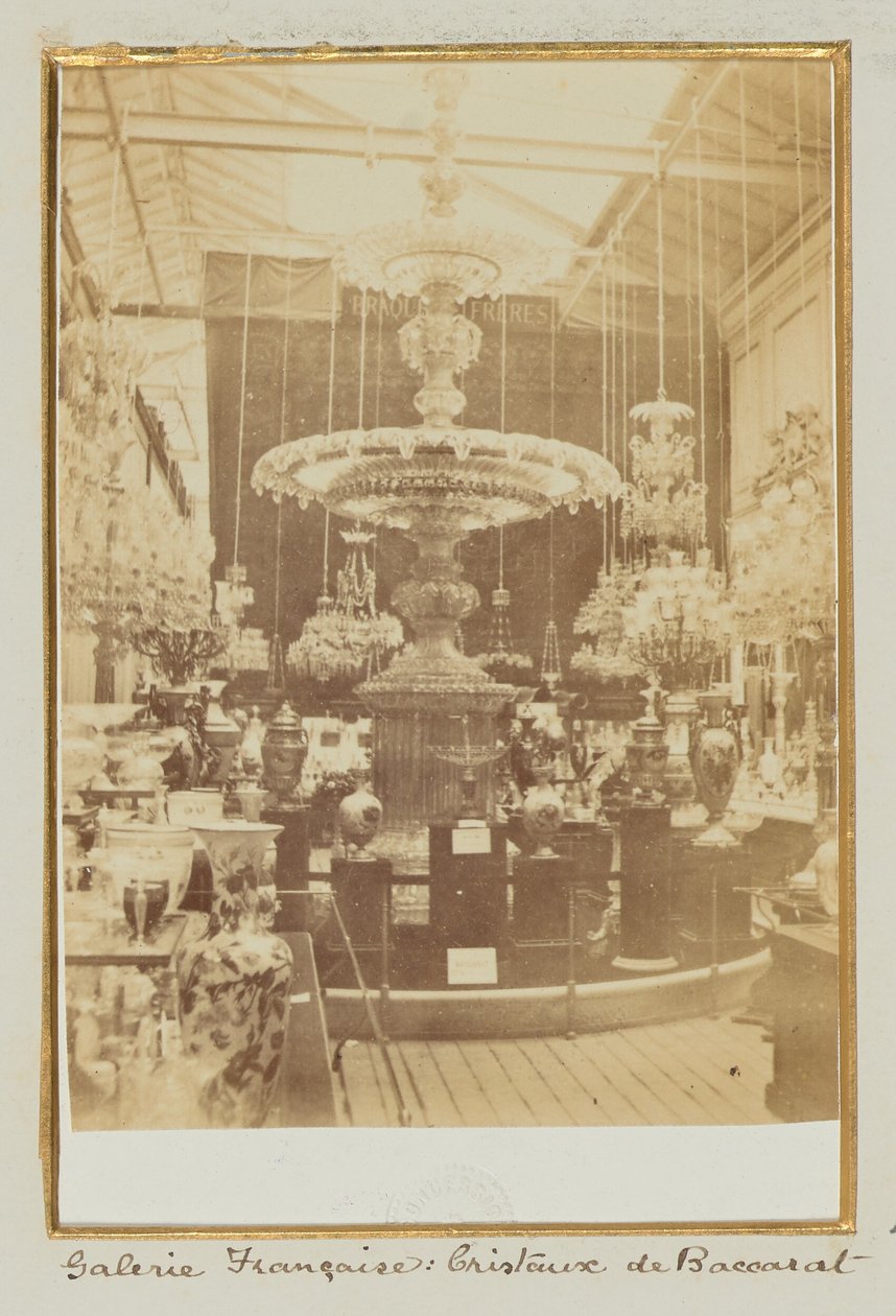 Galeria Francesa. Cristais Baccarat (N.º 2) de Léon and Lévy