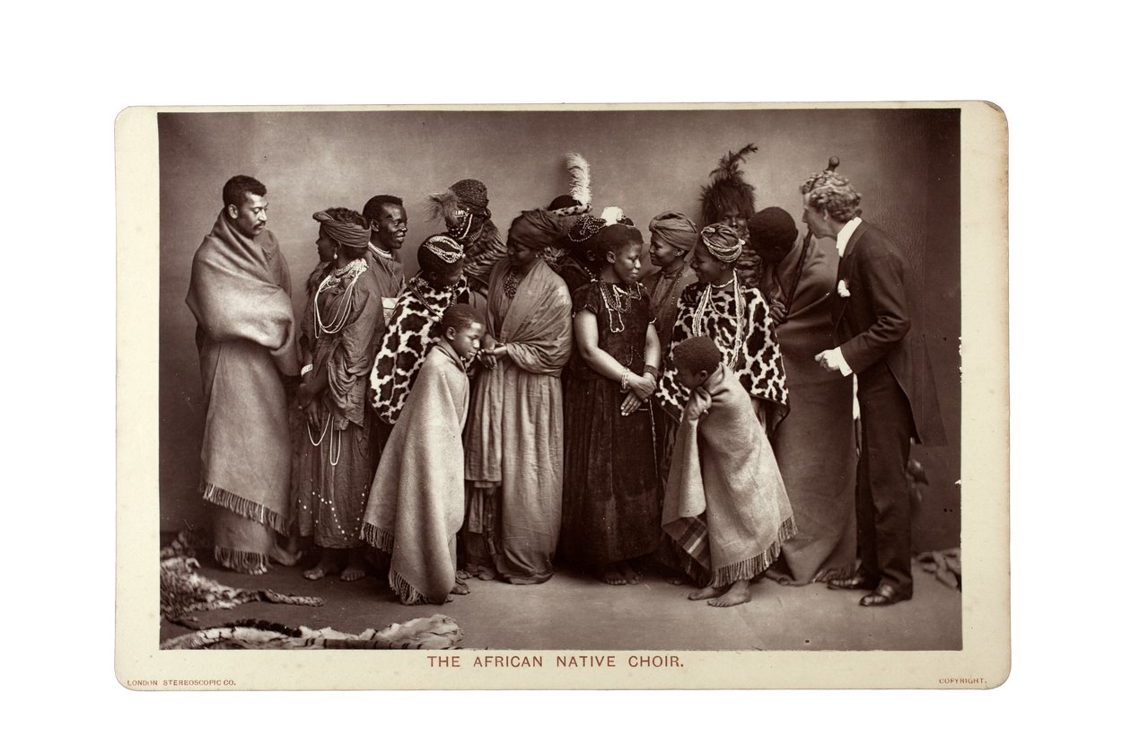 O Coral Nativo Africano, Londres, c.1892 (impressão de carbono) de London Stereoscopic Company