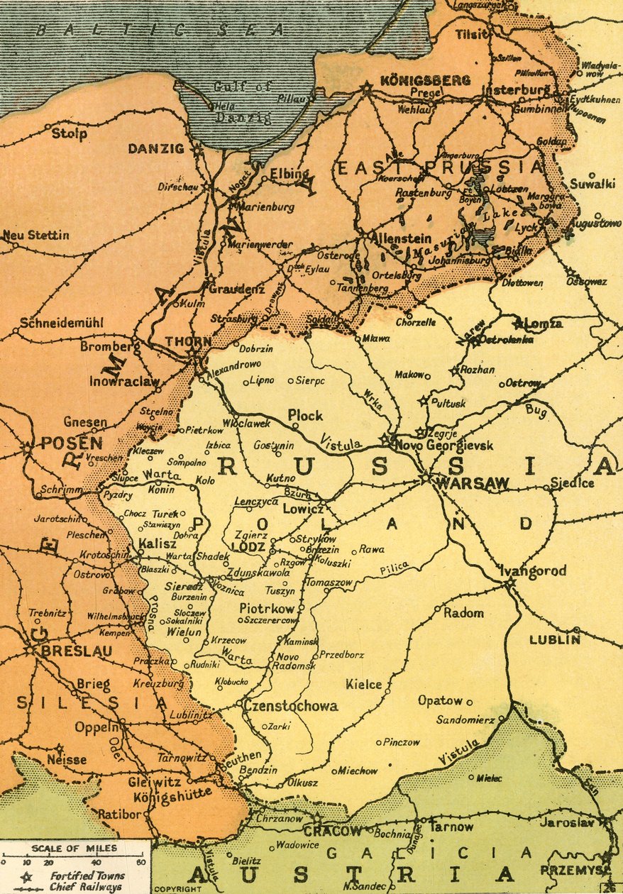 "The Eastern Frontier", 1919. de London Geographical Institute