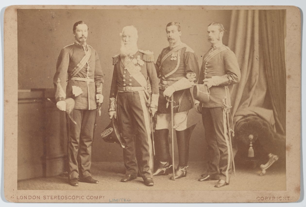 Membros da família Sartorius, 1870 por volta de de London Stereoscopic Company