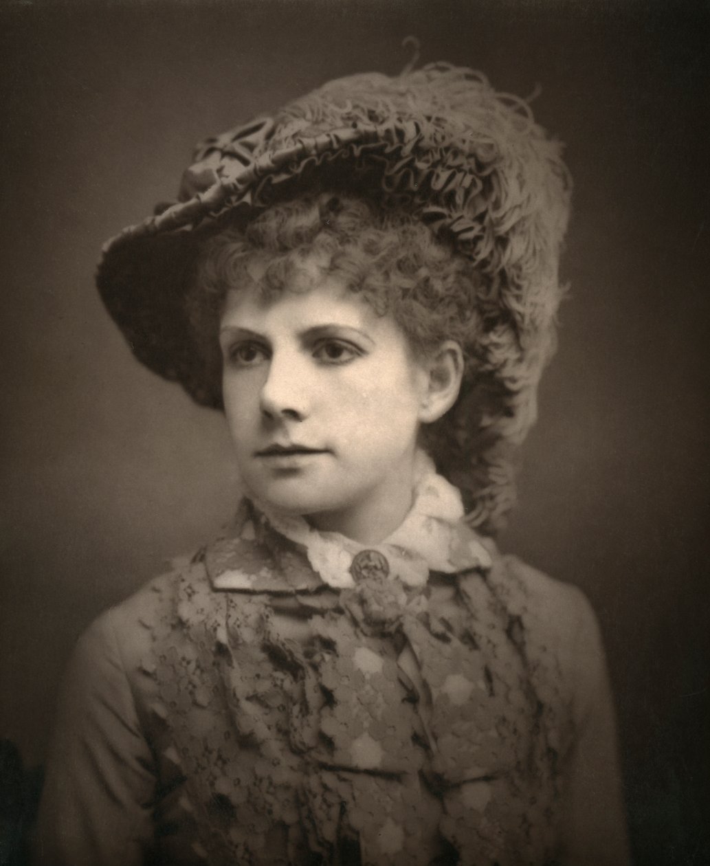 Alma Murray, atriz britânica, 1882. de London Stereoscopic and Photographic Co