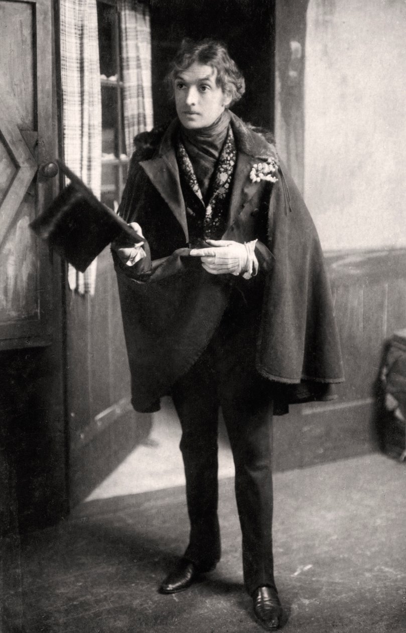 John Martin-Harvey 1863-1944, ator inglês, início do século XX. de London Stereoscopic and Photographic Co