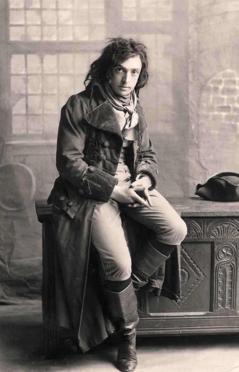 John Martin Harvey 1863-1944, ator inglês, 1906. de London Stereoscopic and Photographic Co