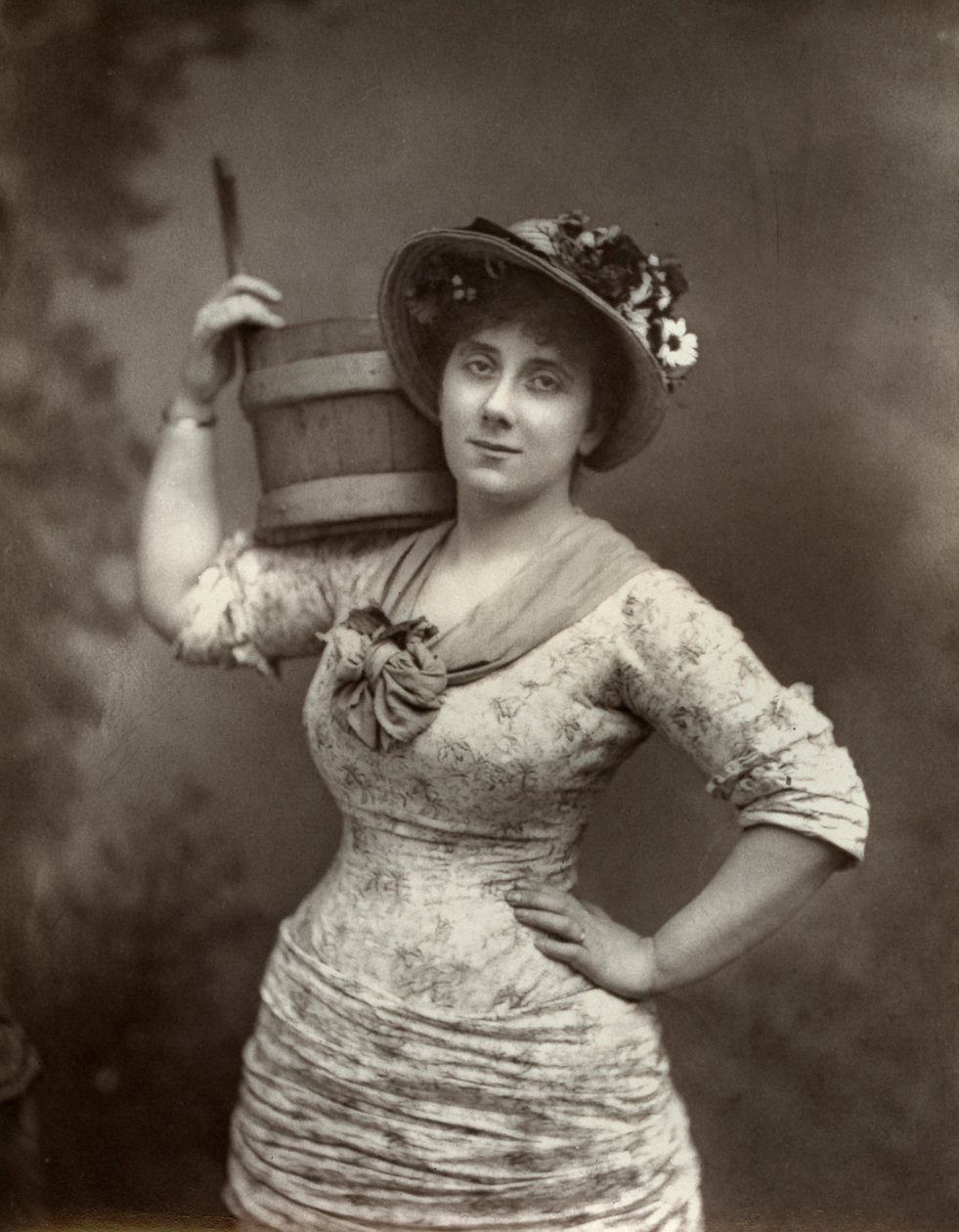 Leonora Braham, cantora e atriz de ópera britânica, 1882. de London Stereoscopic and Photographic Co