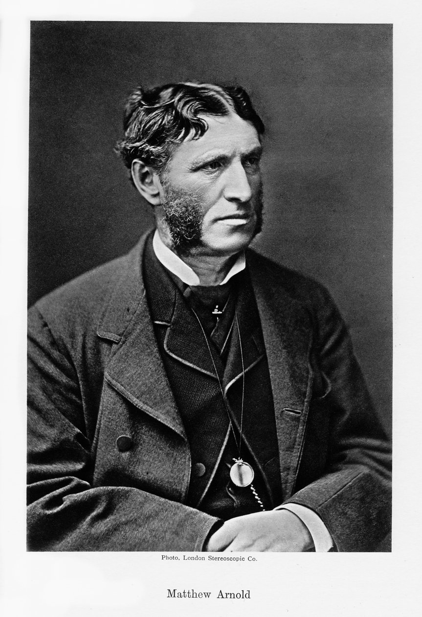 Matthew Arnold, poeta inglês e crítico cultural, c1880s. de London Stereoscopic and Photographic Co