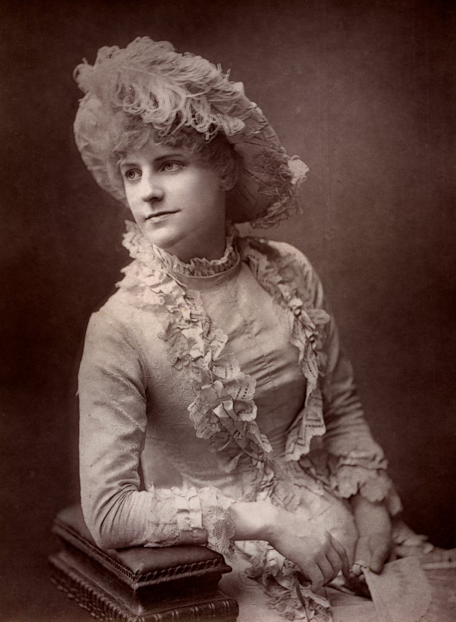 Violet Cameron, atriz britânica, 1882 de London Stereoscopic and Photographic Co