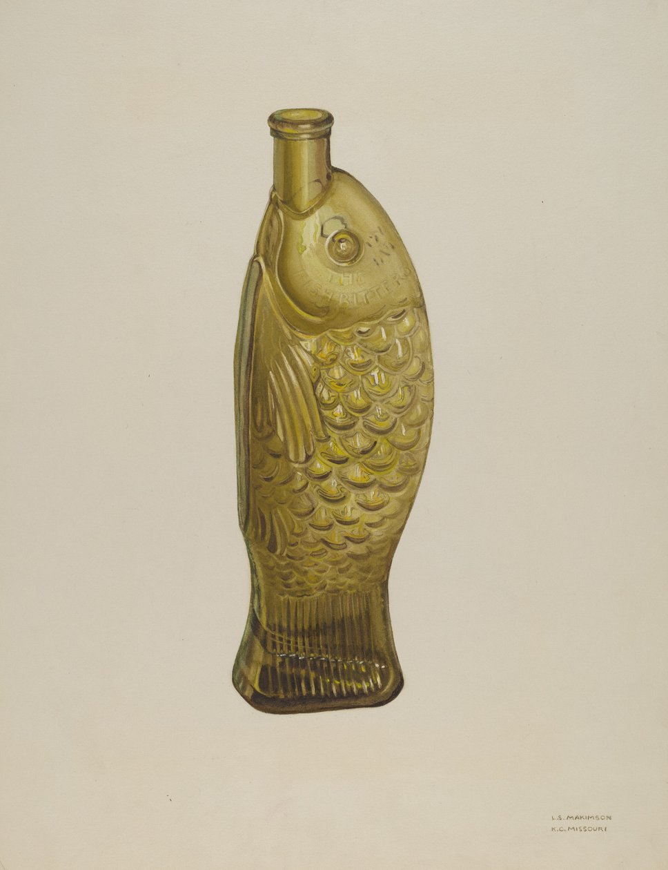 Garrafa "Peixe Amargo" de Loraine Makimson