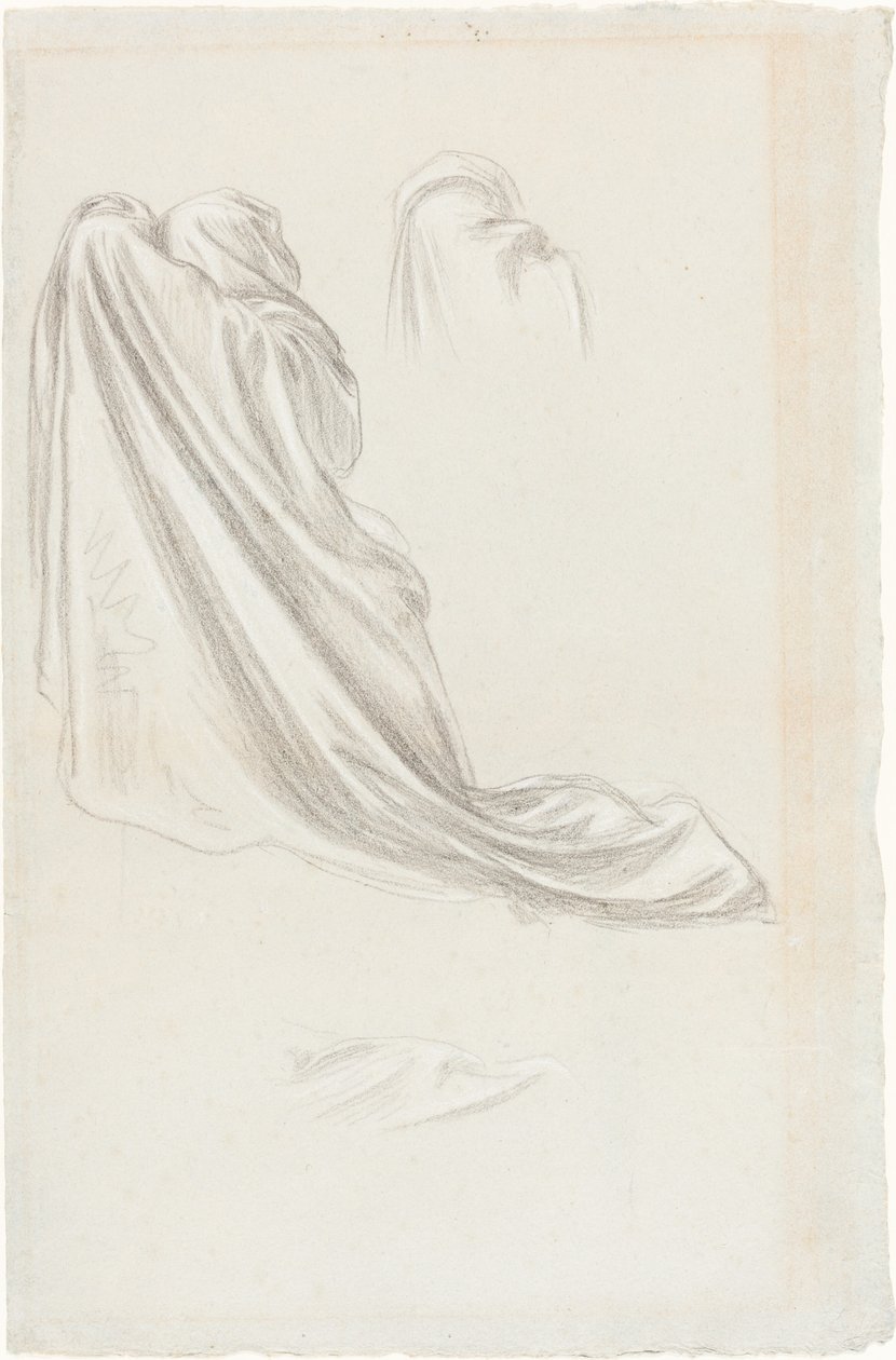 Estudo para "As virgens sábias e tolas" de Lord Leighton Frederic