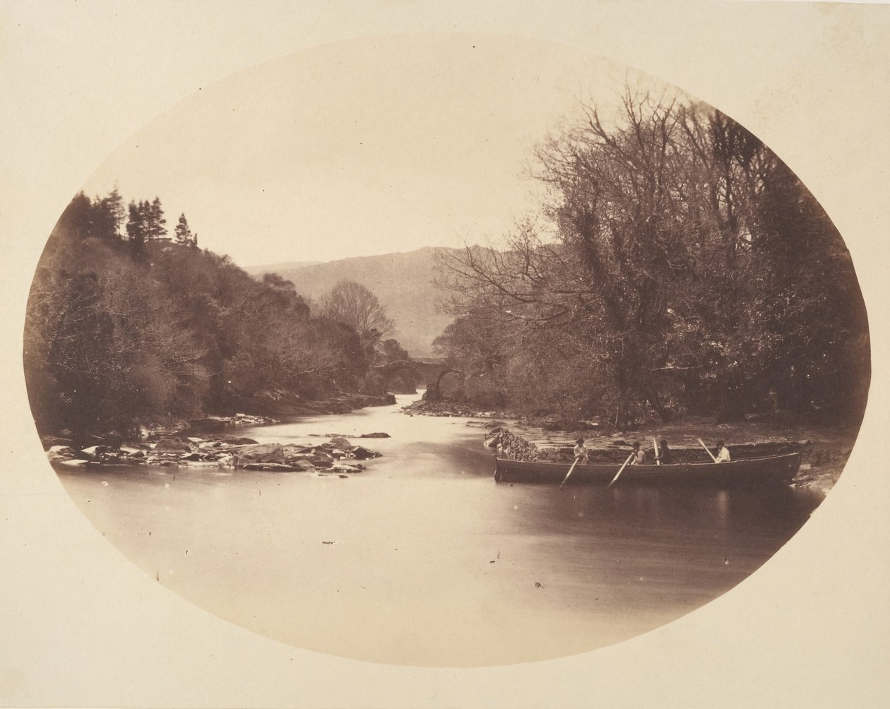 The Meeting of the Waters, Killarney, 1854. de Lord Otho Fitzgerald