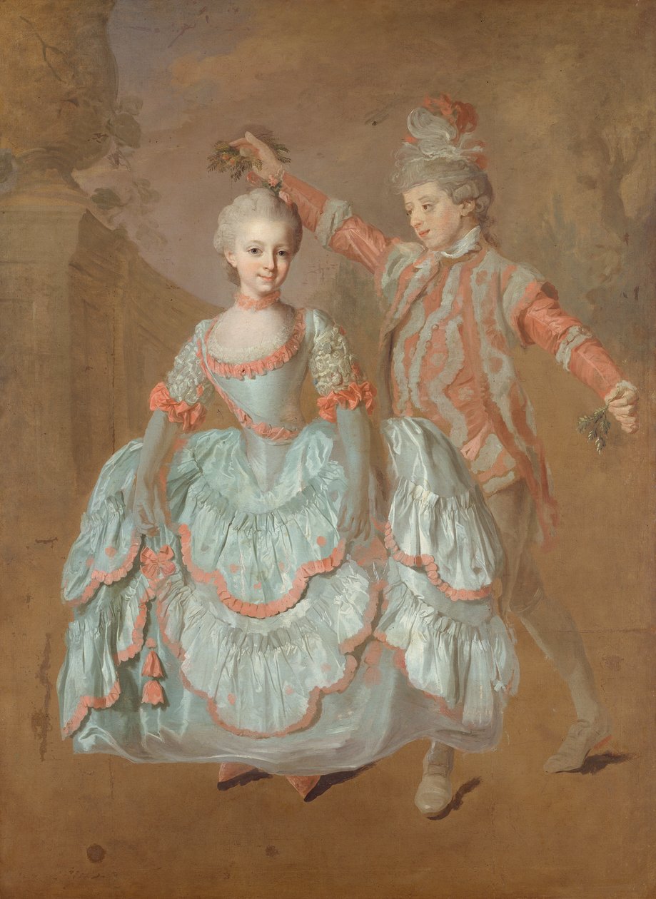 Crianças dançantes, c.1760 de Lorens the Younger Pasch