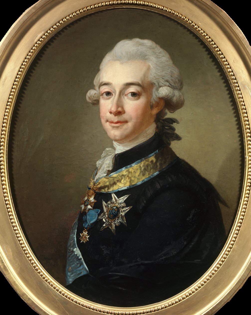 Retrato de Hans Axel, Conde de Fersen (1755 - 1810) Marechal de Suede. Pintura de Pasch Lorenz (1733 - 1805). Coleção particular. de Lorens the Younger Pasch