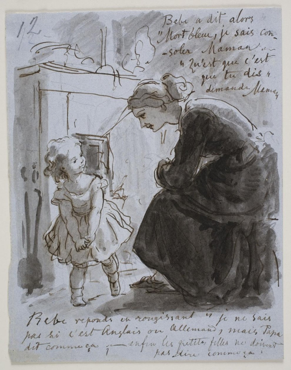 bebê em casa de Lorenz Frølich