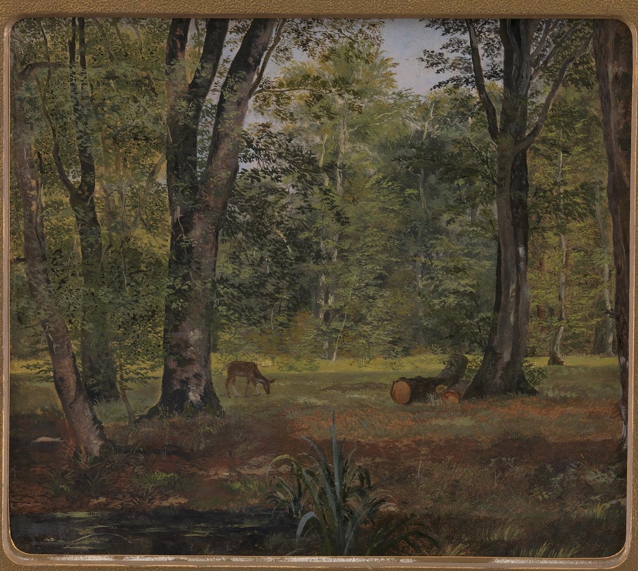 Charlottenlund Wood, norte de Copenhague de Lorenz Frølich