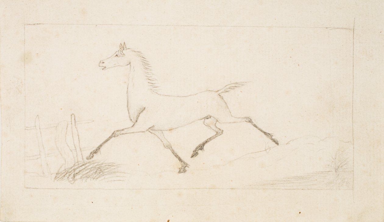 Um cavalo a trote de Lorenz Frølich