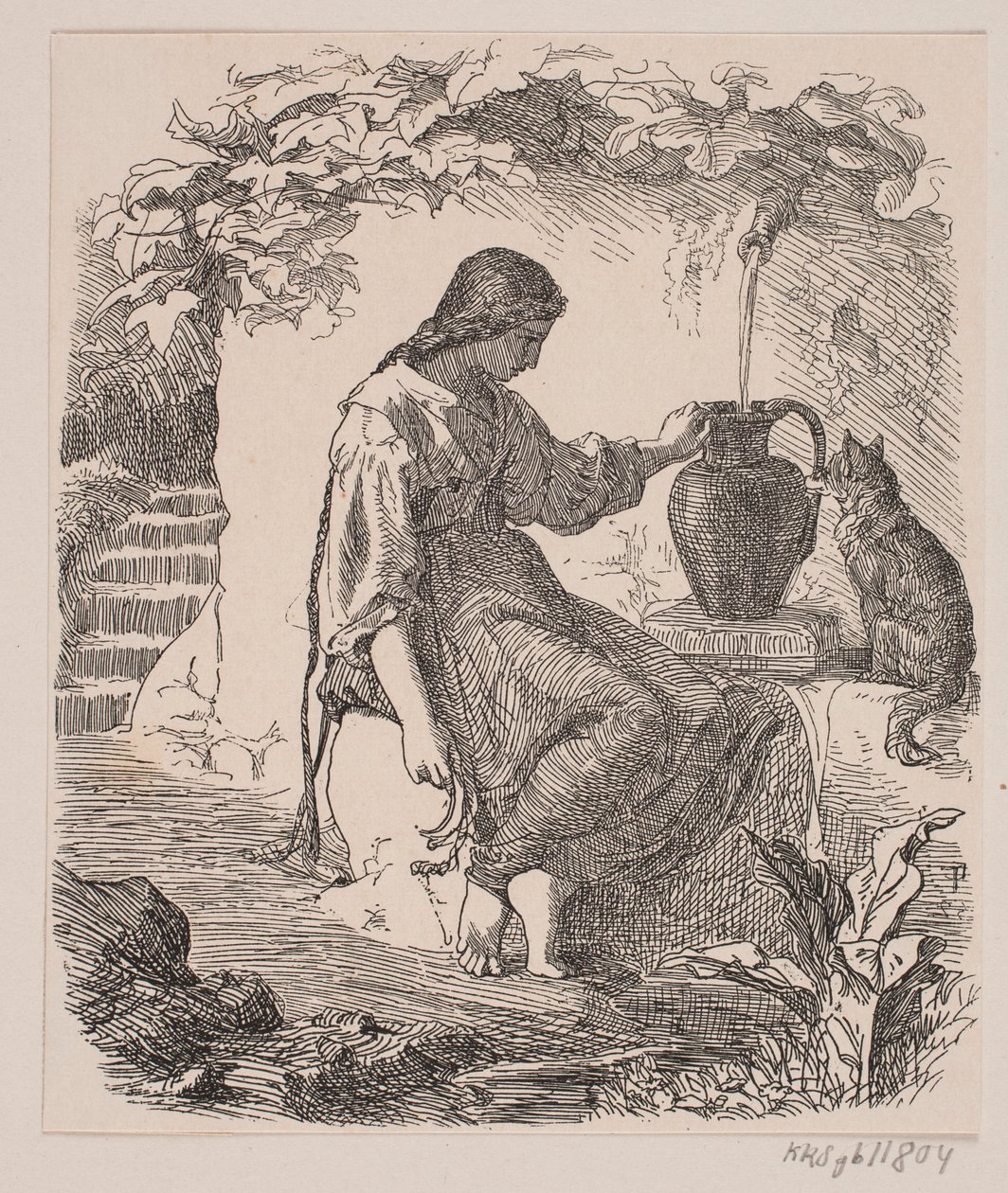 Imagem do título de "Ilha das Sereias" de Waldemar Thisted de Lorenz Frølich