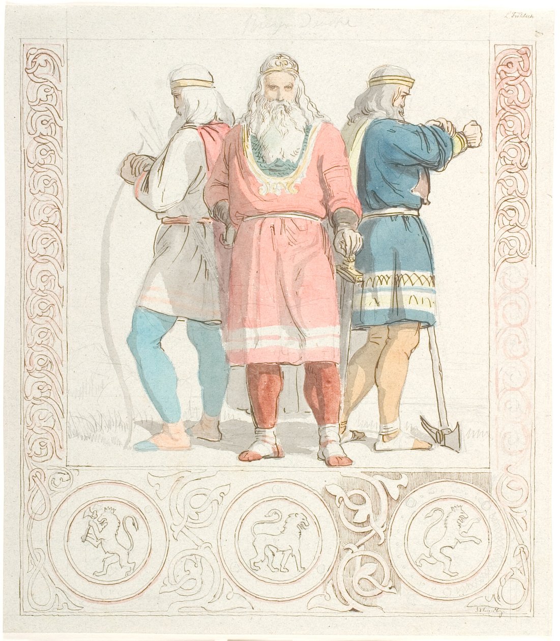 Ørvarodd, Holger Danske, Stærkodder de Lorenz Frølich