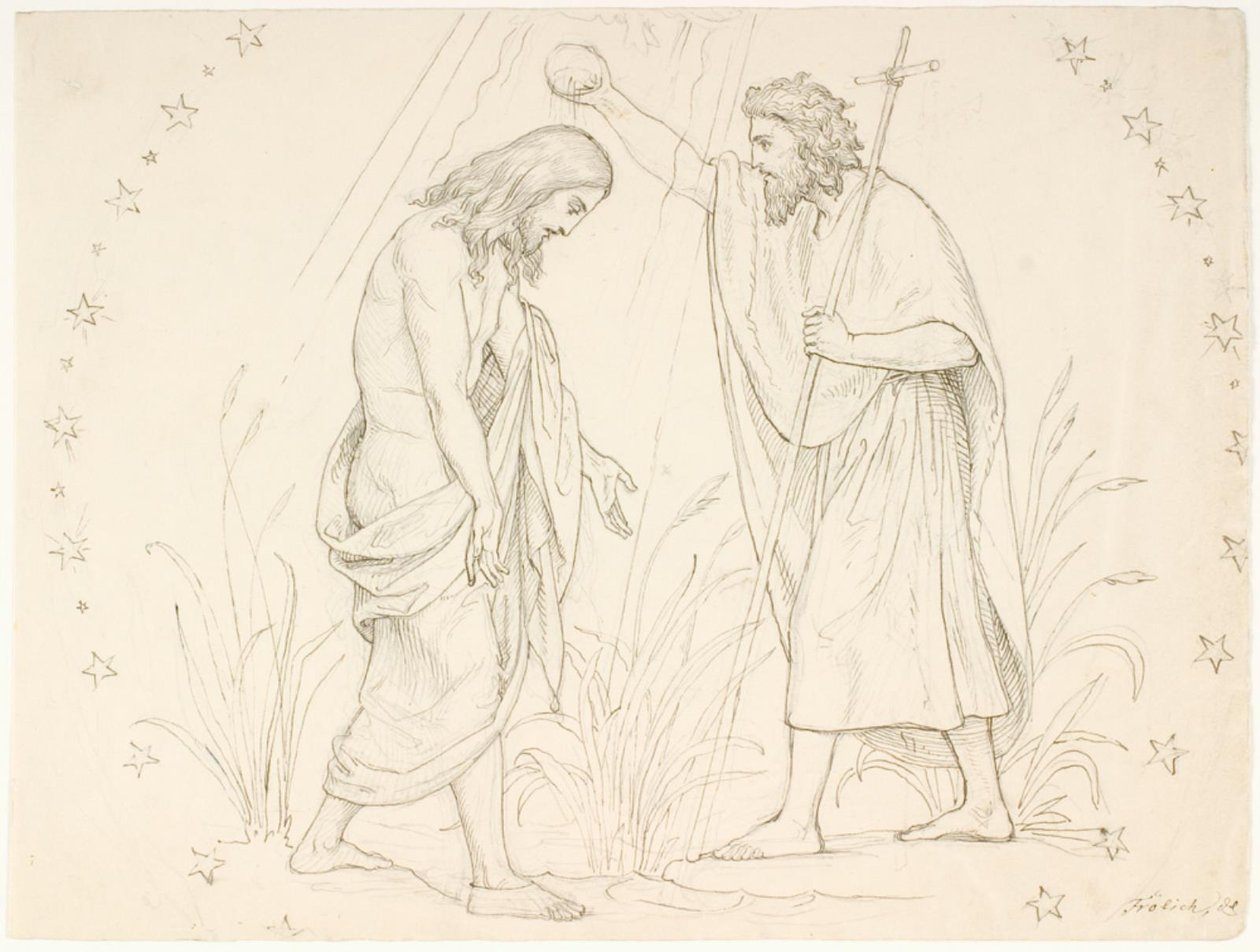 Batismo de Cristo de Lorenz Frølich