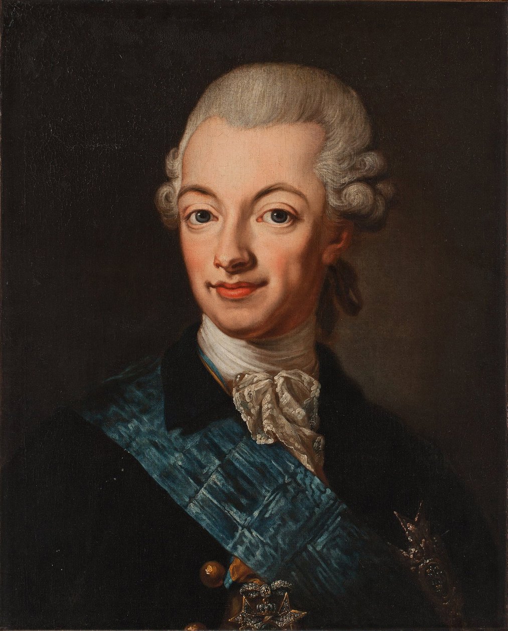 Retrato de Gustav III da Suécia, c. 1790 de Lorenz II Pasch