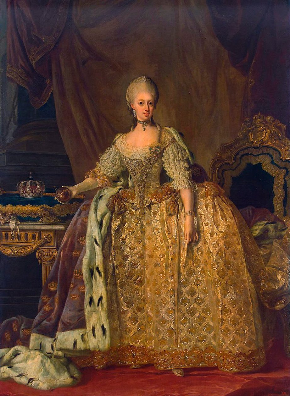 Retrato de Sofia Madalena de Brandemburgo-Kulmbach