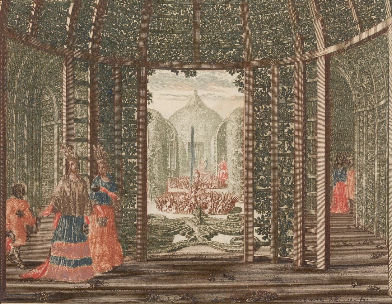 O Gabinete Real Verde, dentro: Tooneel Der Voornaam Nederlandse Huizen, En Lust Hove..., n.d.. de Lorenz Scherm