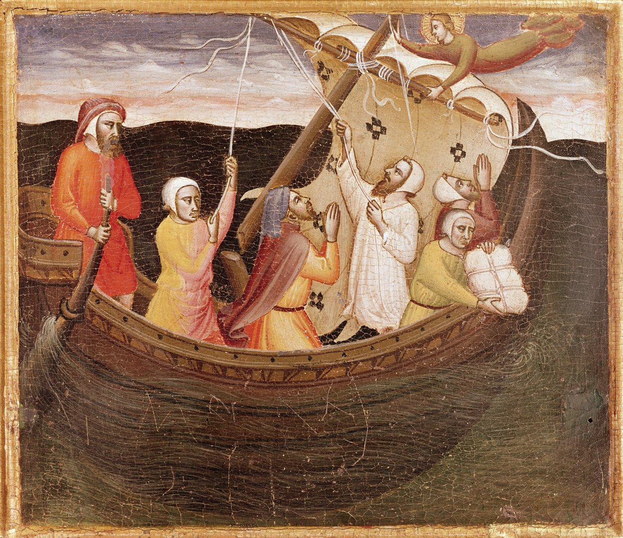 St. Fina salvando os pescadores de Lorenzo di Niccolò