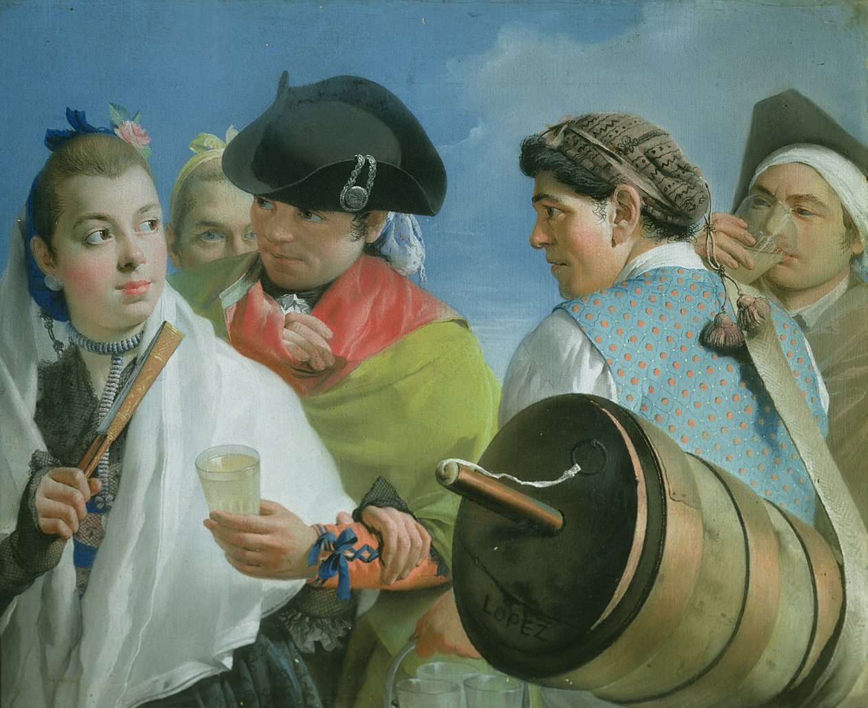 O vendedor de limonada de Lorenzo Baldissera Tiepolo