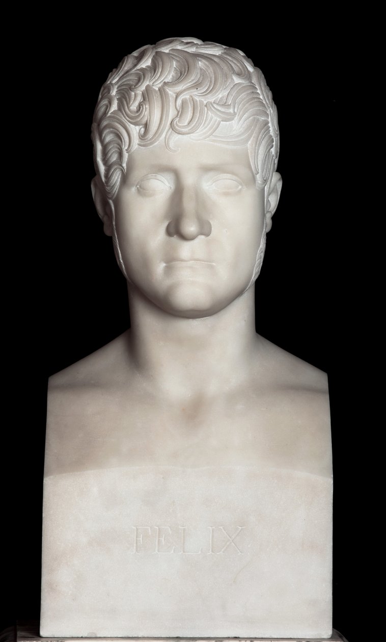 Busto de Felix Baciocchi (mármore) de Lorenzo Bartolini
