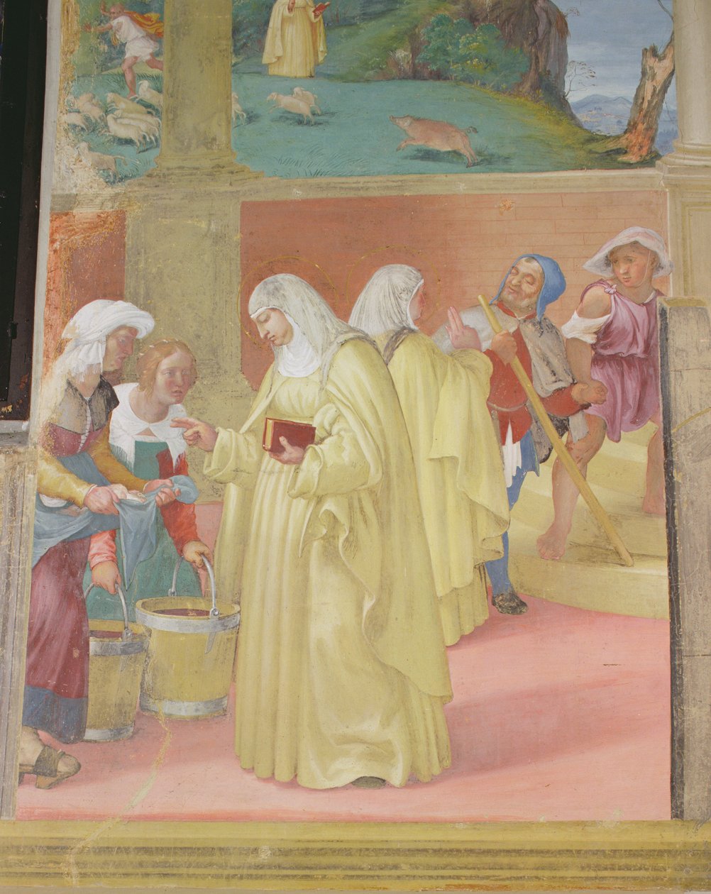 Bênçãos de St. Brigida, 1524 de Lorenzo Lotto