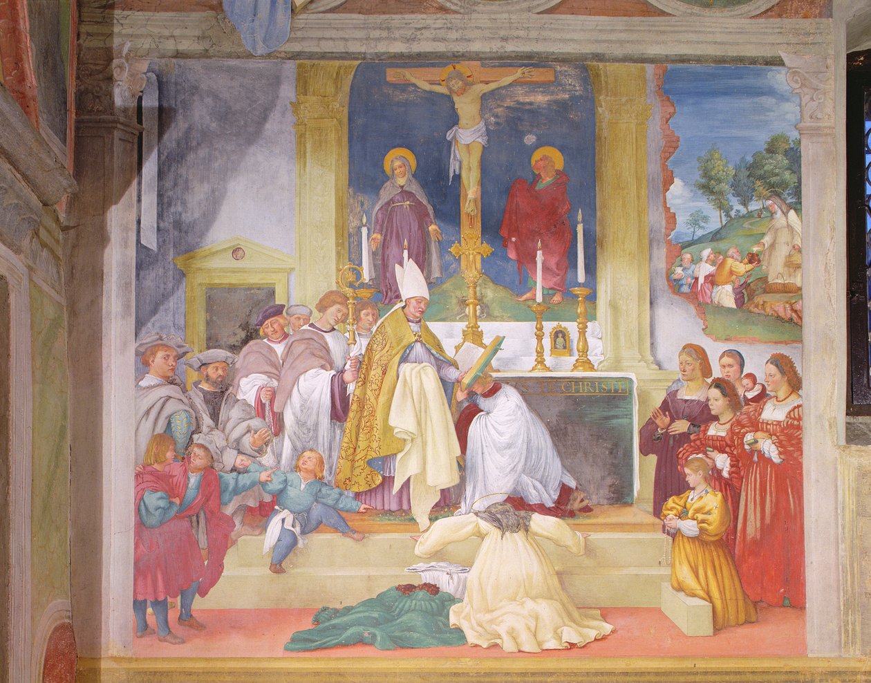 Roupa de São Brigida, 1524 de Lorenzo Lotto