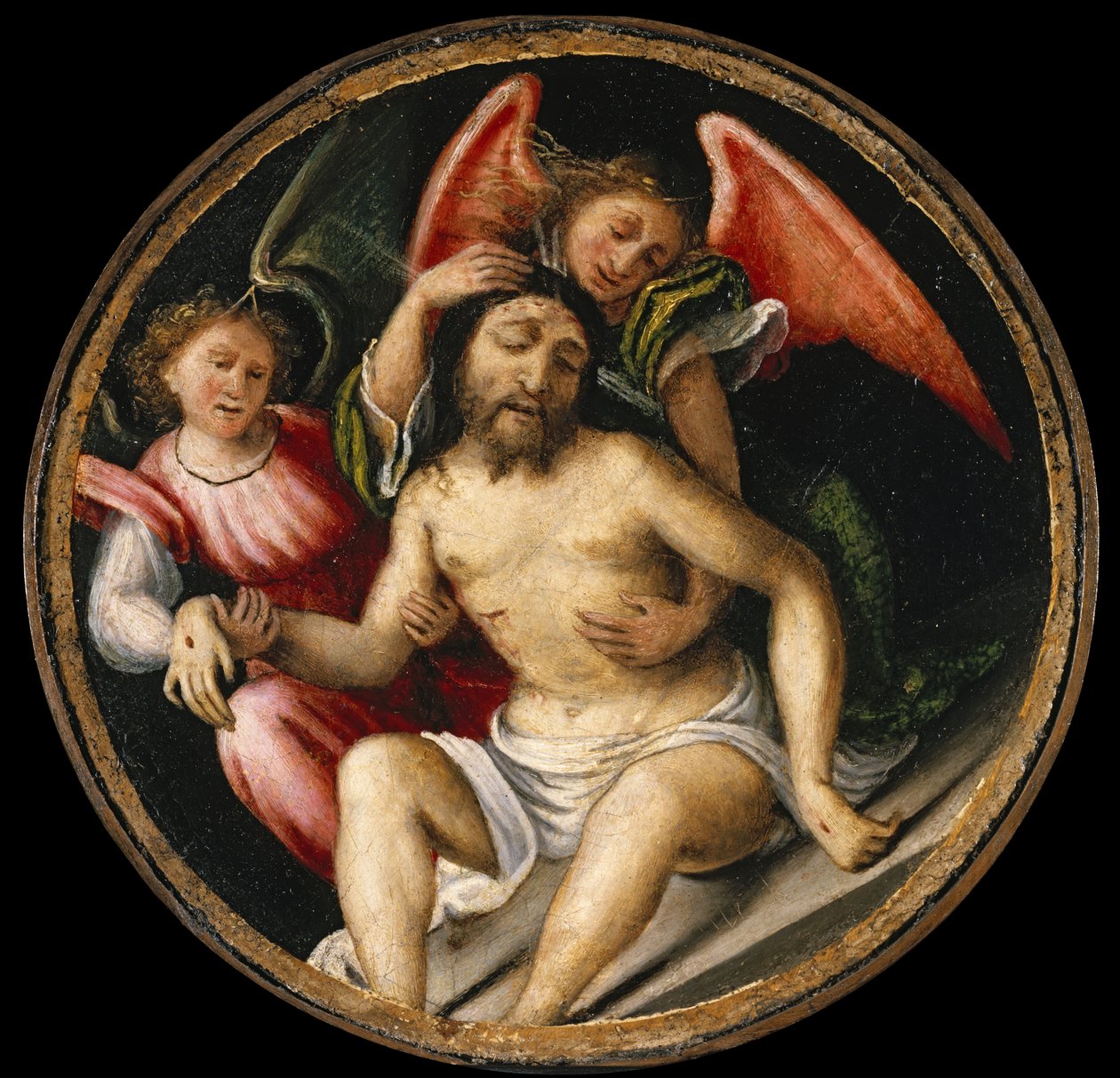O Corpo de Cristo Apoiado pelos Anjos, c.1513-1516 de Lorenzo Lotto